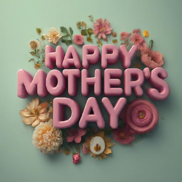 feliz día de la madre tarjeta de felicitación con flores feliz día de las madres tarjeta de salud con flores