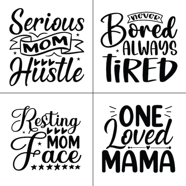 Feliz día de las madres SVG Diseño