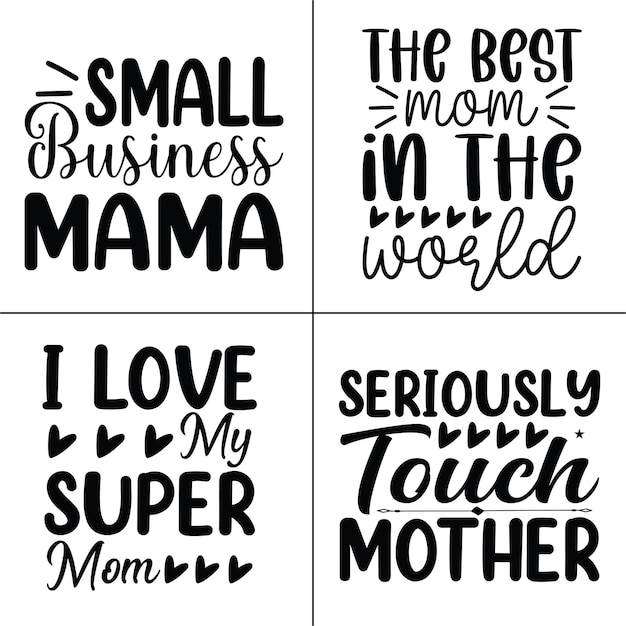 Feliz día de las madres SVG Diseño