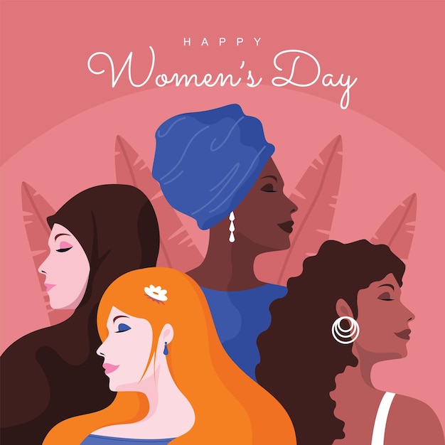 Feliz Día de la Mujer celebrando la diversidad y el empoderamiento
