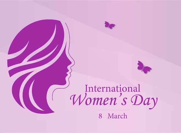 feliz día de la mujer hermoso diseño de fondo