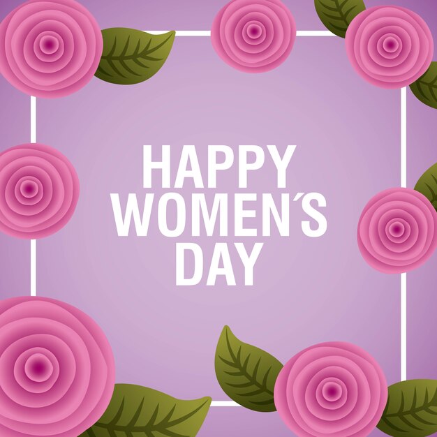 Feliz día de la mujer.