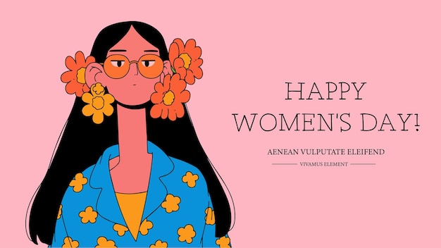 Feliz día de la mujer.