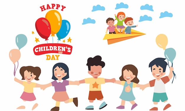 Feliz Día de la Niña Celebremos el Día Mundial de la Niño con los niños