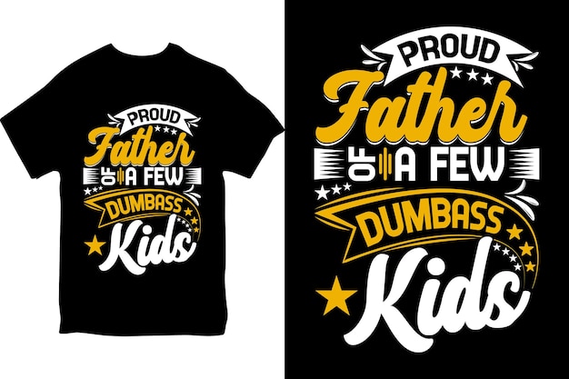 Feliz Día del Padre Camiseta Diseño Papá Camiseta Papá divertido Día del padre Camiseta divertida para el regalo del Día del padre