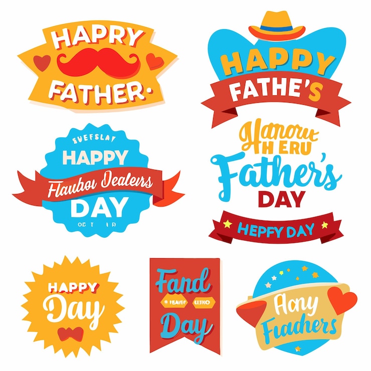 Vector feliz día del padre 39 celebrar a papá con amor, diversión y gratitud