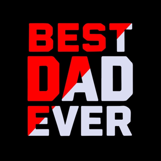Feliz día del padre creativo diseño de camiseta de tipografía personalizada
