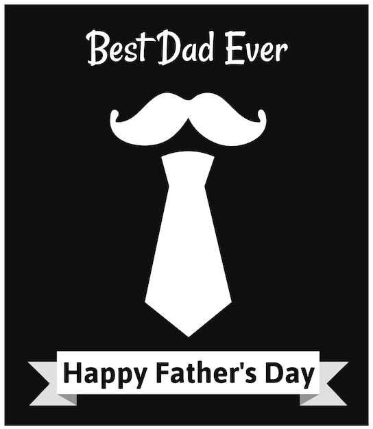 Feliz día del padre fondo ilustración vectorial