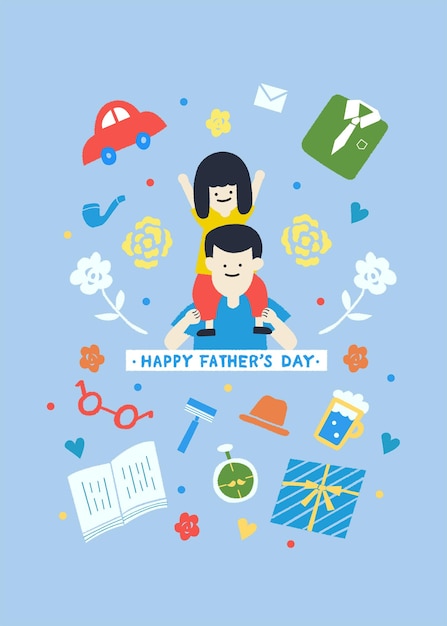 feliz dia del padre padre e hija