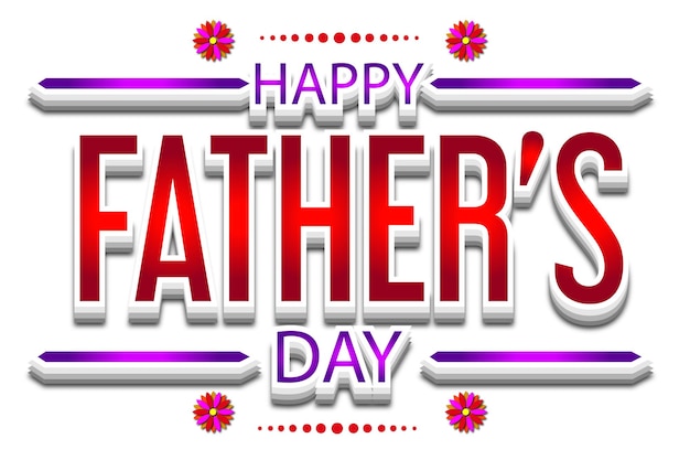 Feliz día del padre tipografía vector caligrafía texto 18 de junio