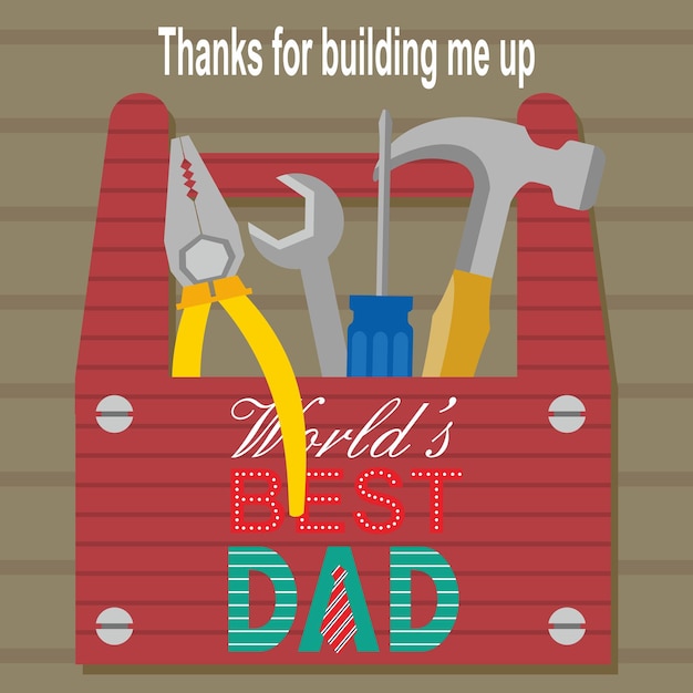 Feliz día del padre desde tu caja de herramientas favorita