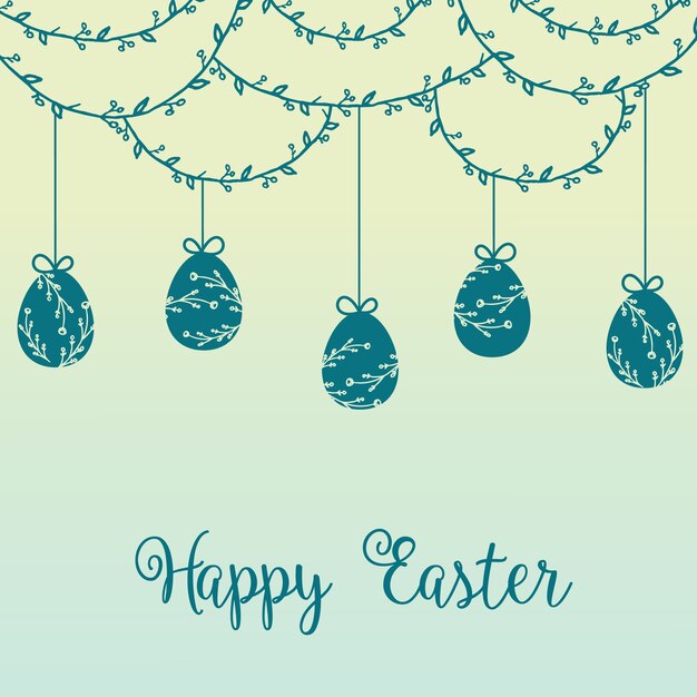 Feliz día de Pascua fondo.