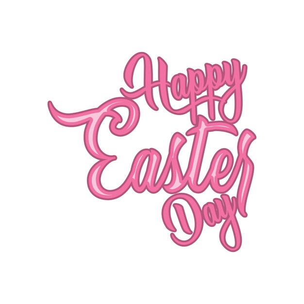 Feliz Día de Pascua Iconos y gráficos de arte vectorial