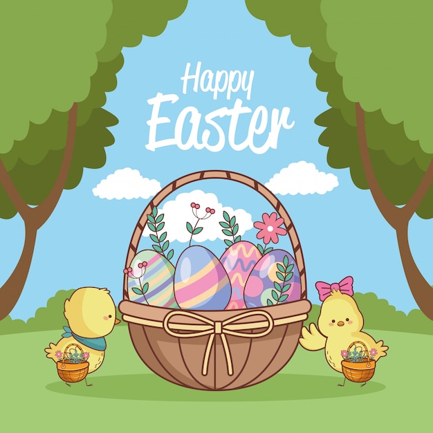 Feliz dia de pascua tarjeta