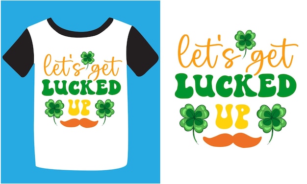 Feliz día de San Patricio letras escritas a mano tipografía elementos de diseño dibujados a mano logotipos