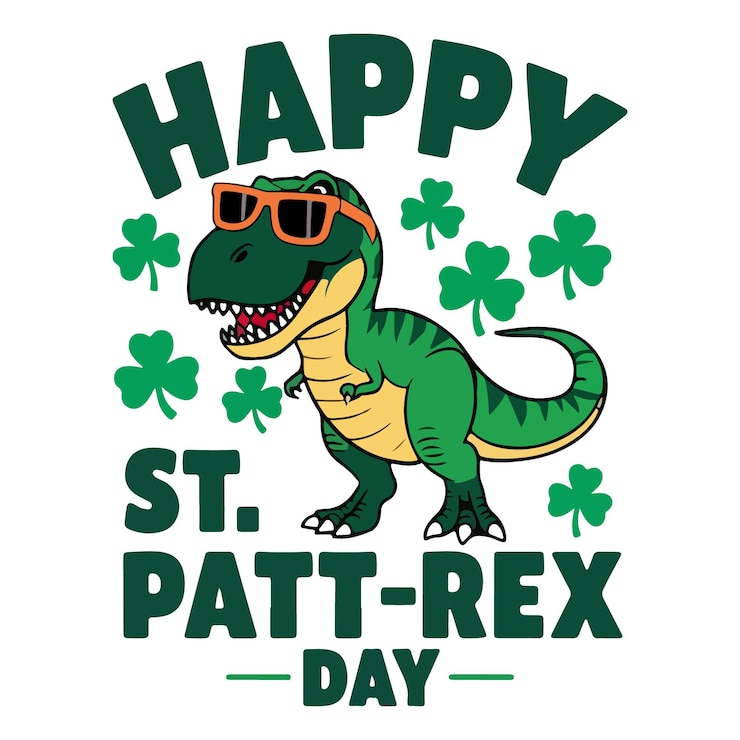 Vector feliz día de san patricio rex