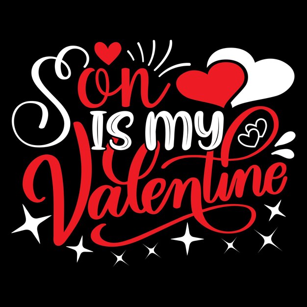 Feliz día de San Valentín camiseta y diseño svg valentine svg diseño vector eps archivo