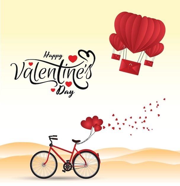 Feliz día de San Valentín ciclo romántico