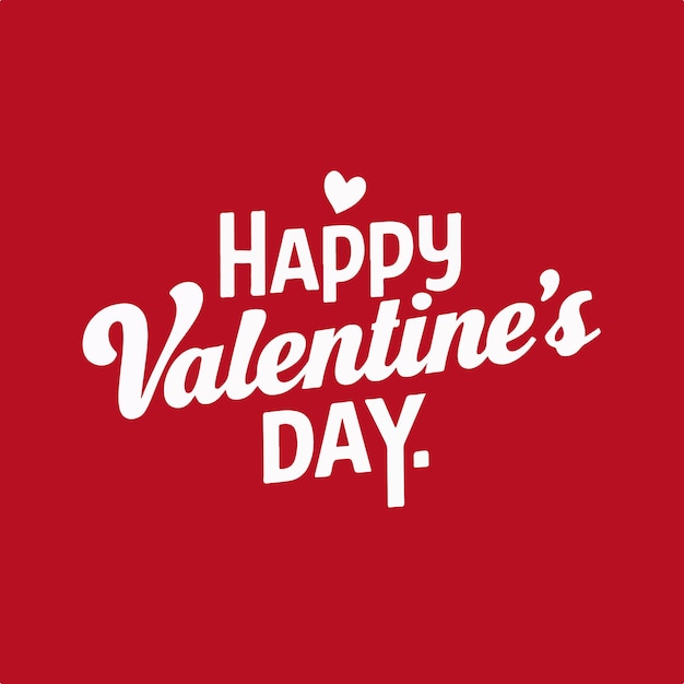 Feliz día de San Valentín diseño gráfico ilustración vectorial