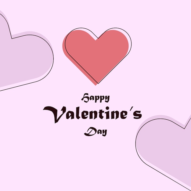 Feliz día de San Valentín Vector de acciones