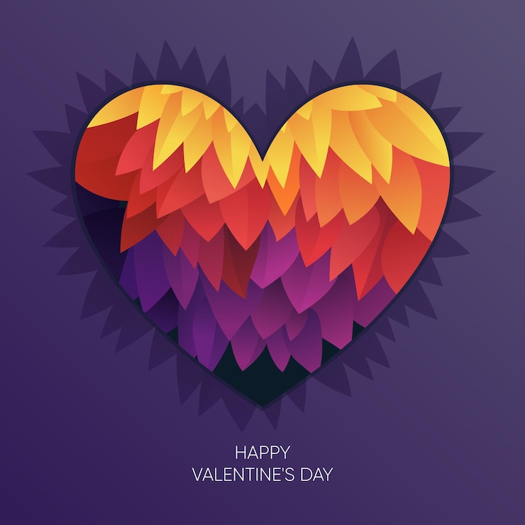 Vector feliz día de san valentín vector banner, tarjeta, folleto, invitación, cartel, diseño de fondo.