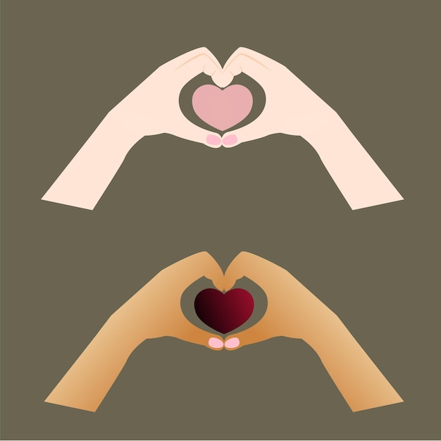 Feliz día de San Valentín vector gráfico de amor