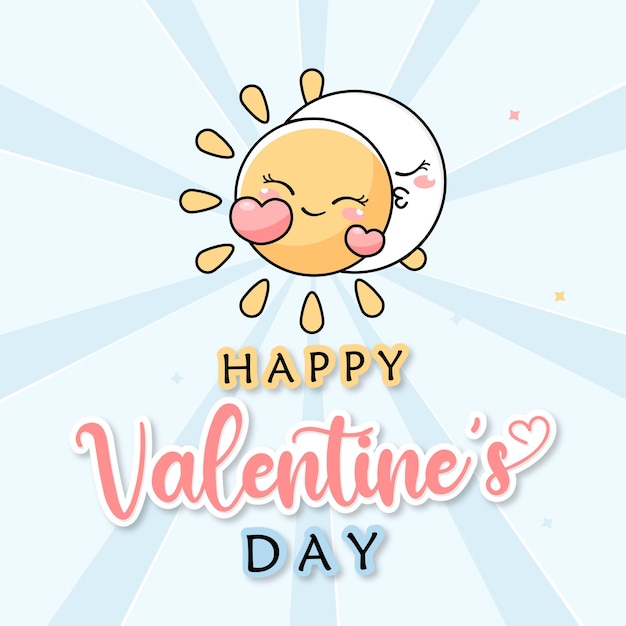 Vector feliz día de san valentín vector de ilustraciones