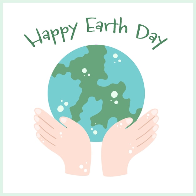 Feliz día de la Tierra Vector Medio ambiente Naturaleza