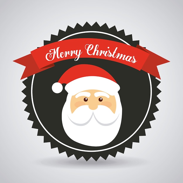 feliz diseño de feliz Navidad, gráfico de vector ilustración eps10