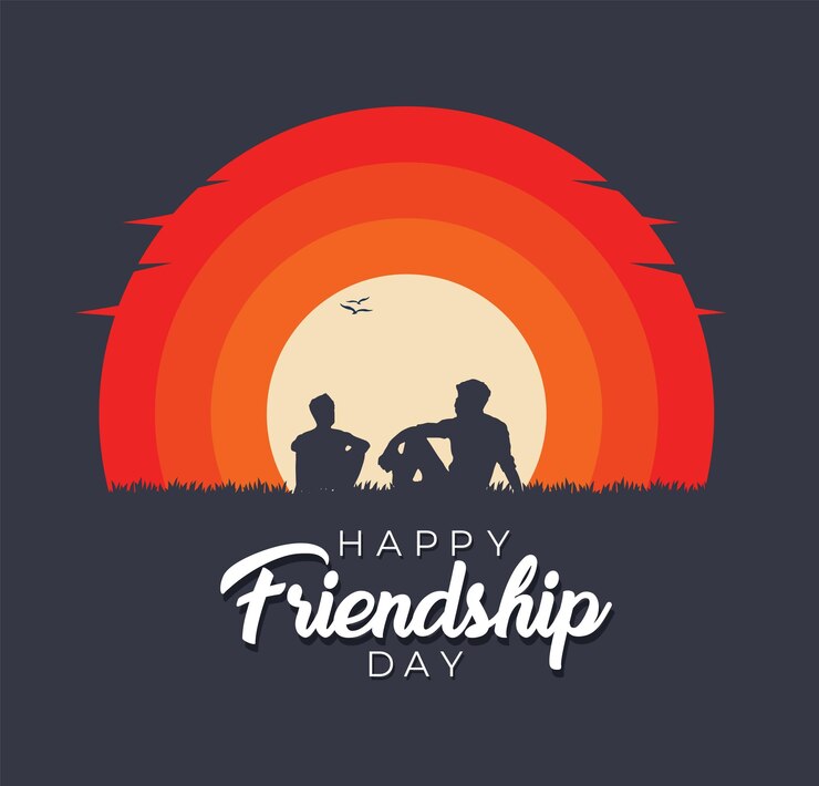 Feliz diseño de fondo para el día de la amistad