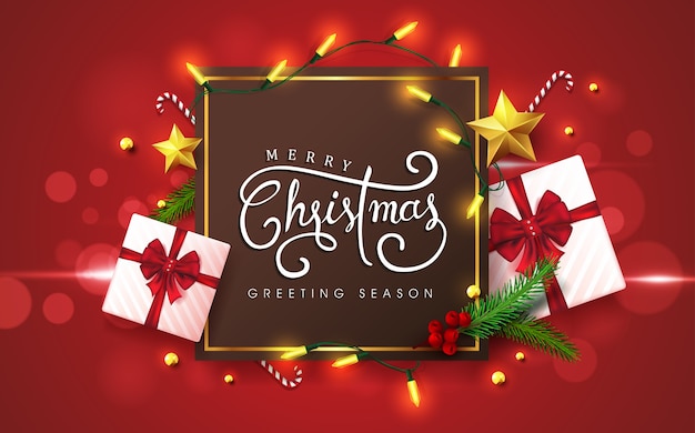Feliz diseño de fondo de Navidad