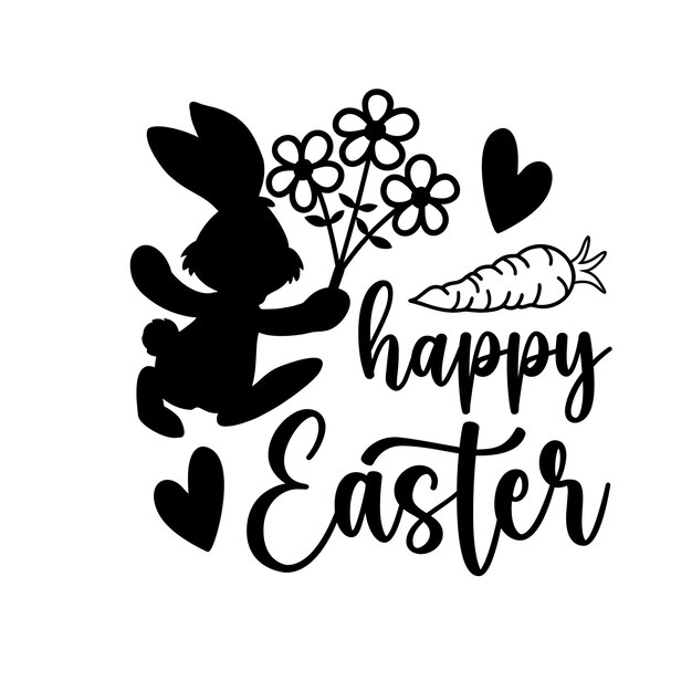 Feliz diseño de Pascua SVG Pascua Svg