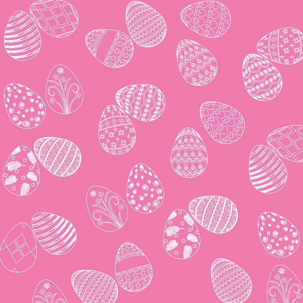 Feliz diseño de pascua