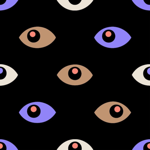 Feliz diseño de patrones sin costuras de Halloween