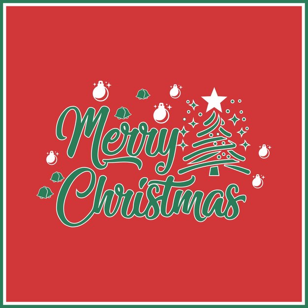 Feliz diseño vectorial de vacaciones de Navidad.