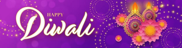 Feliz diwali deepavali el festival indio