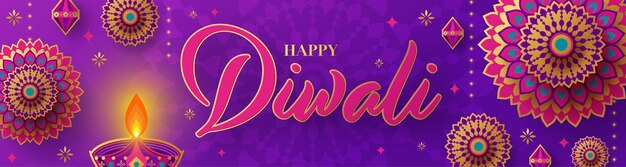 Feliz diwali deepavali el festival indio