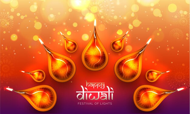 Feliz Diwali fondo.