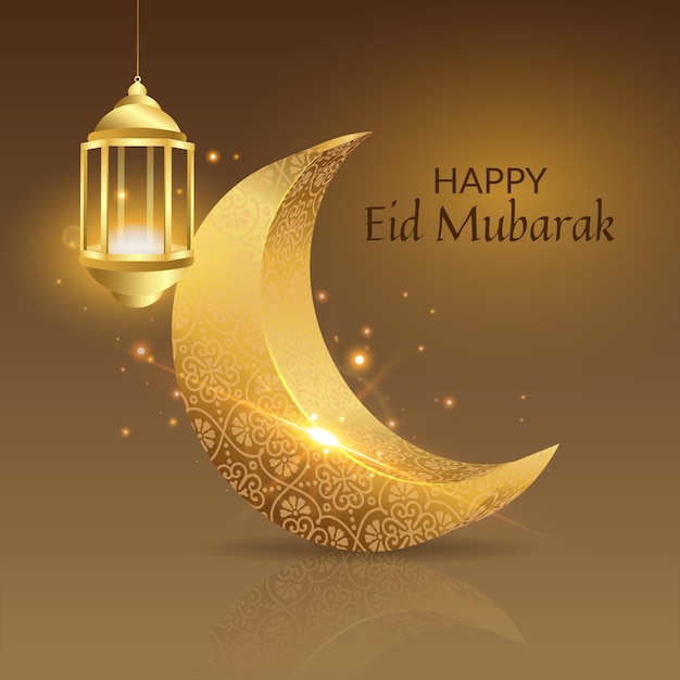 Feliz eid mubarak luna dorada y fanoos