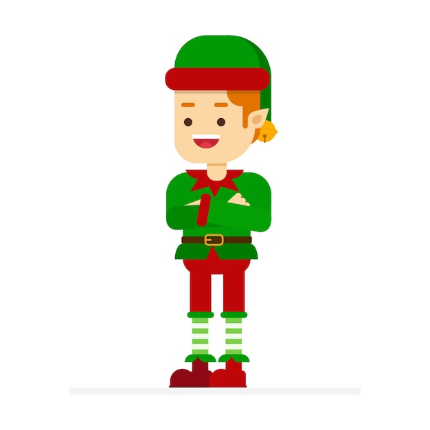 feliz elfo feliz navidad personaje