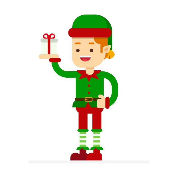 feliz elfo feliz navidad personaje