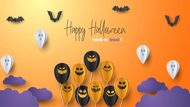 Feliz estandarte de Halloween
