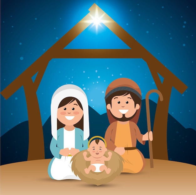 feliz feliz navidad pesebre personaje