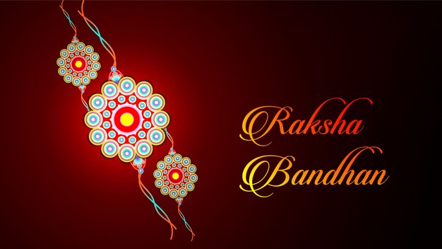 Feliz festival indio raksha bandhan, hermoso diseño de fondo