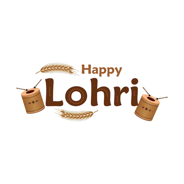 Feliz festival lohri de Punjab India