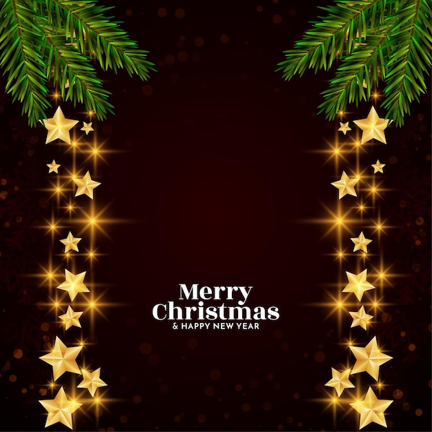 Feliz festival de Navidad elegante celebración de fondo vector.