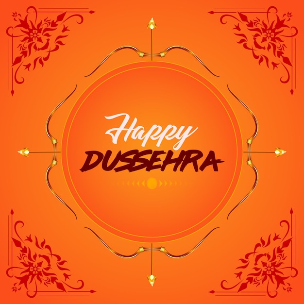 feliz fiesta de Dussehra Vijayadashami de la India