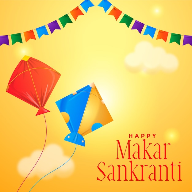 Feliz fiesta de makar sankranti