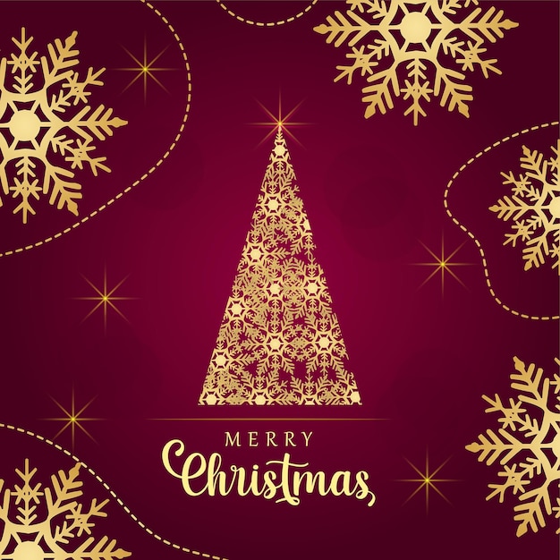 Feliz fiesta de Navidad Ilustración dibujada a mano Vector de tarjetas de diseño creativo