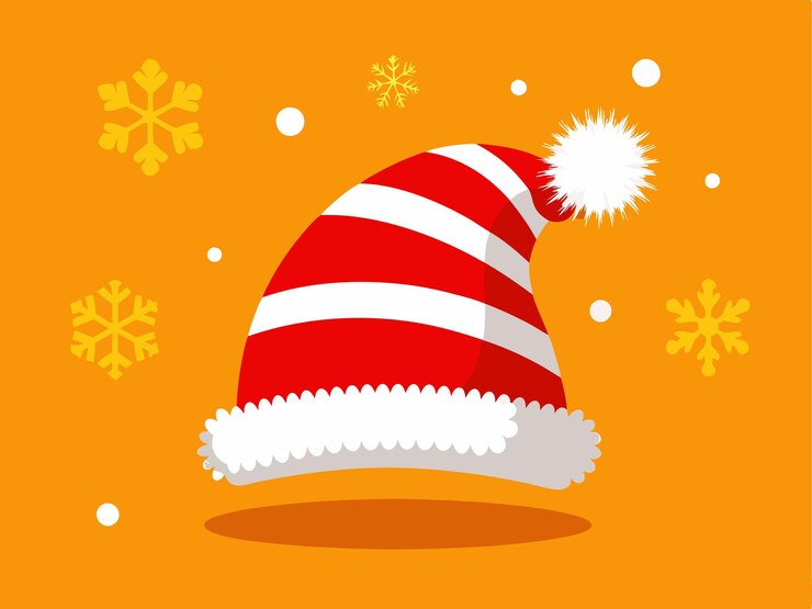 Feliz fondo de Navidad con elementos navideños